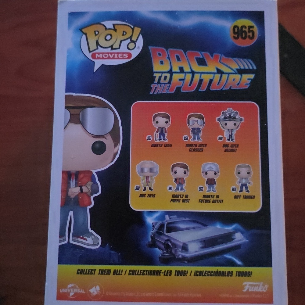 Funko Pop Marty with Red Jacket and Blue Jeans - Picture 3 of 6